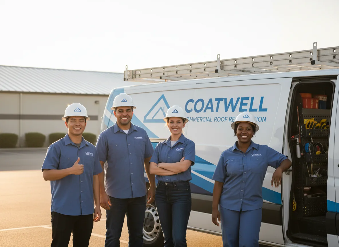 Commercial roof coating company in Walker, IA